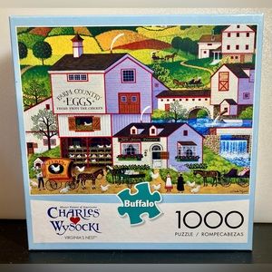 Buffalo jigsaw puzzle - Charles Wysocki “Virginia’s Nest” - 1000 pc
